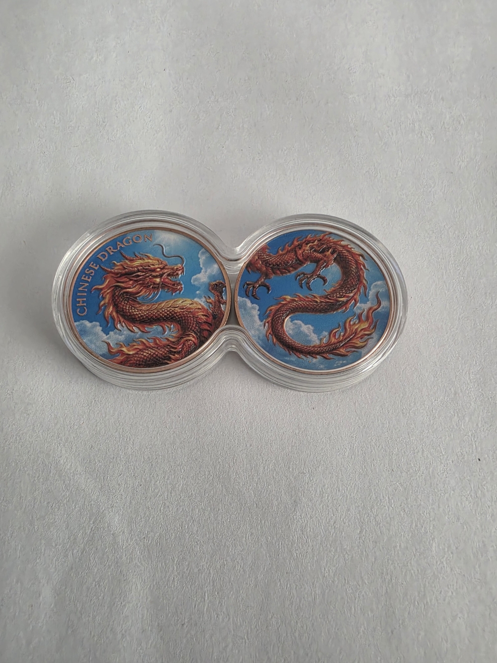 2026 Chinese Dragons Day & Night Edition, 2 - 1 Ounce .999 Fine Copper